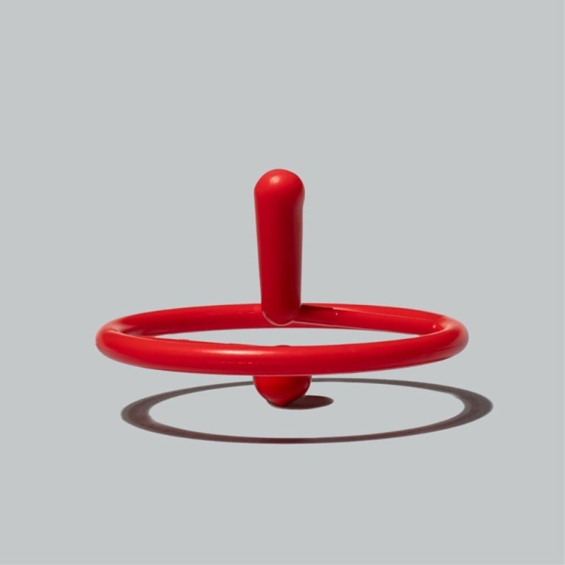 2 stk tilfældige farver Fidget Toy Spin Rotating Gyro Decompression