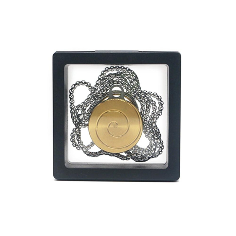 Pendant Gyro Spinner Spinning Gyroscope Fidget - Copper Stripe