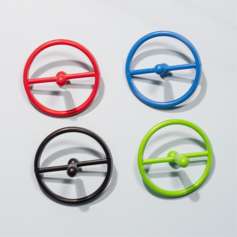 2 stk tilfældige farver Fidget Toy Spin Rotating Gyro Decompression
