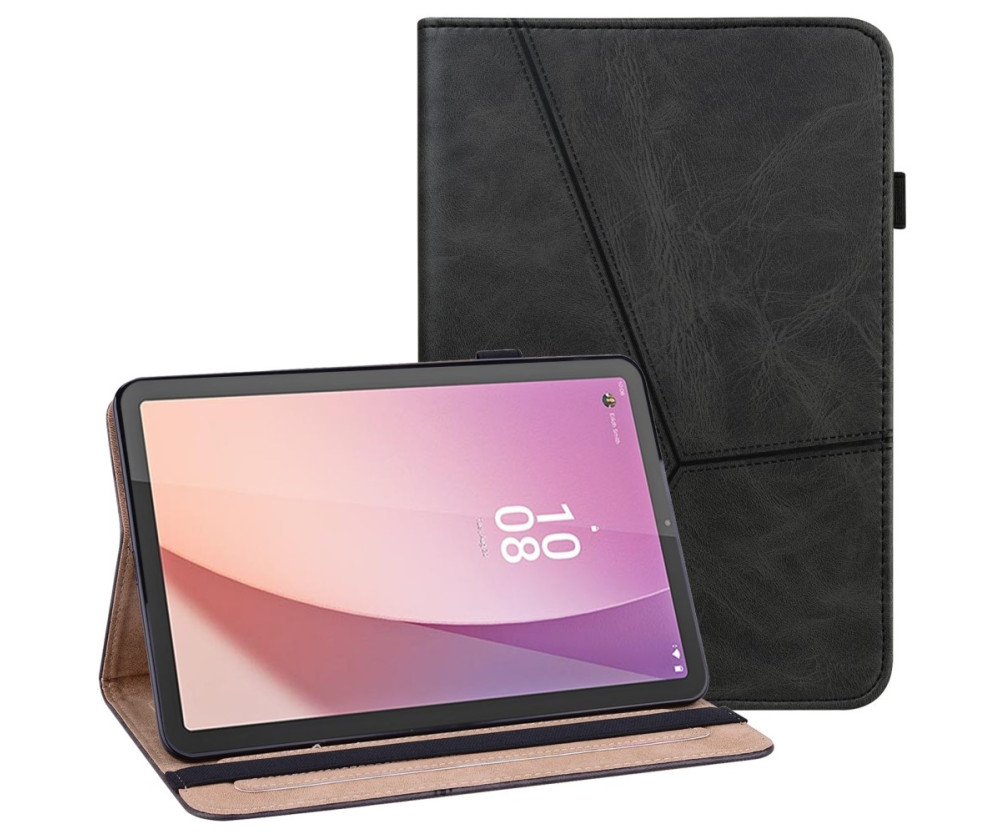 För Lenovo Tab M9 Vikbart fodral - Svart