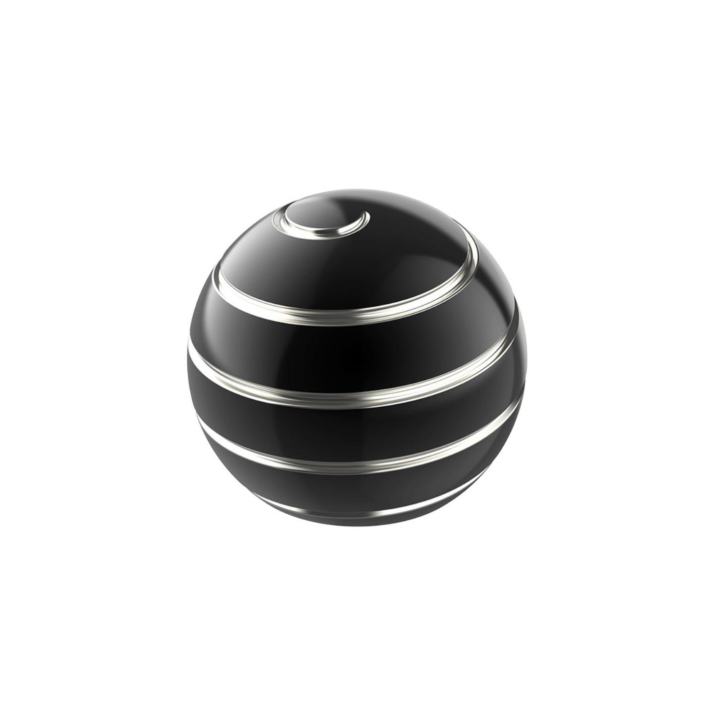 Fidget Spinner Rotating Ball Spherical Gyro 45mm - Black