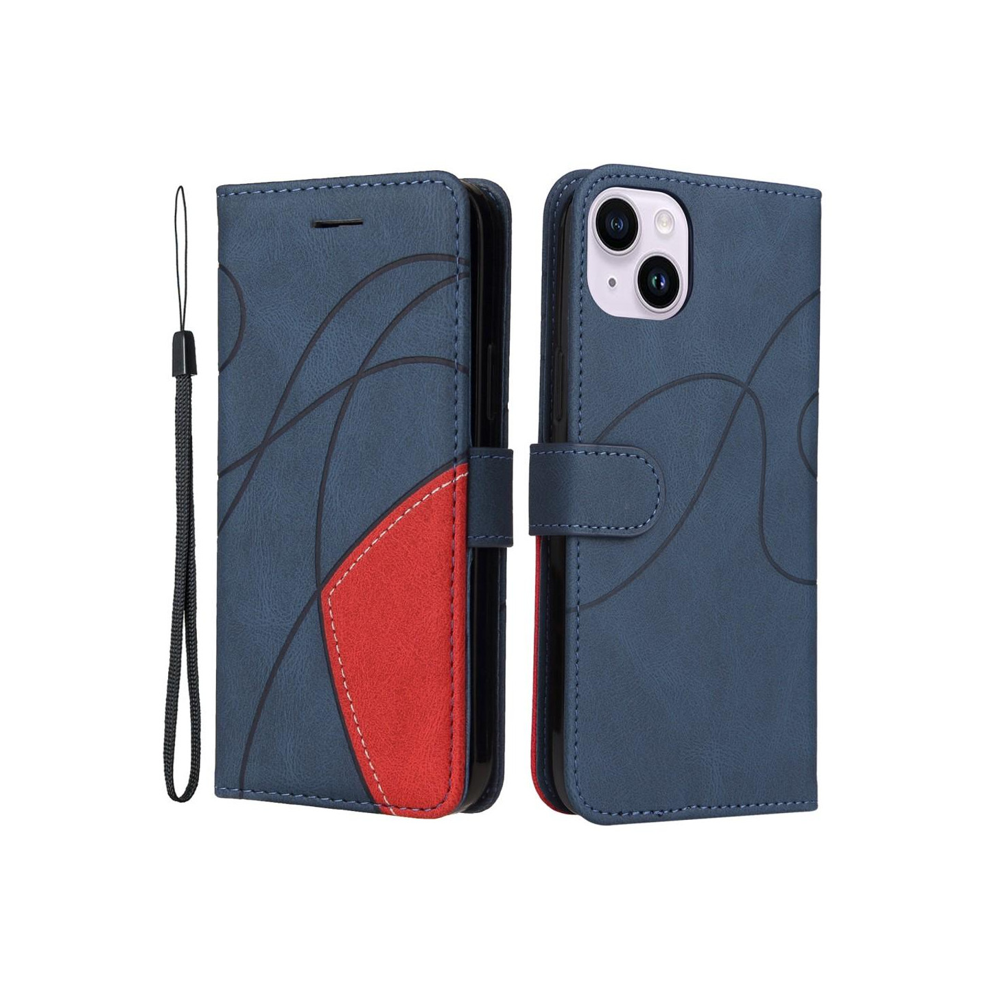 Til iPhone 15 Plus KT Series - 1 Dobbeltfarvet etui