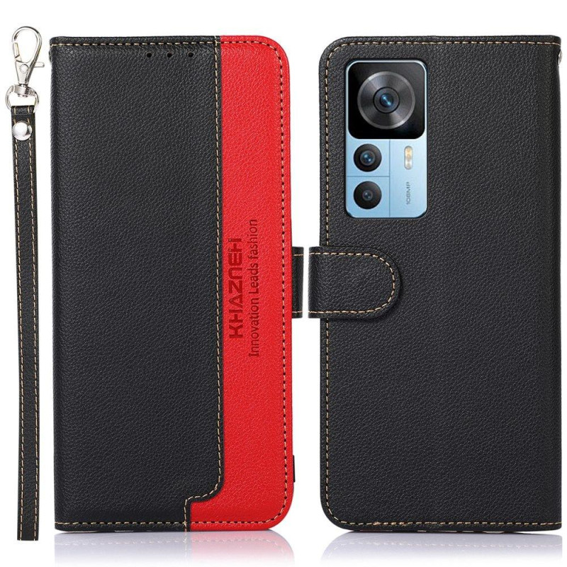 KHAZNEH Phone Cover to Xiaomi 12T 5G / 12T Pro 5G - Black/Red