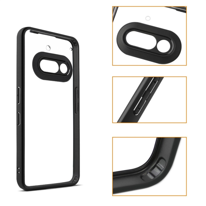 Nothing Phone (3a) Suojakotelo Vahvistetut Kulmat TPU+Acrylic Läpinäkyvä Puhelimen Kotelo