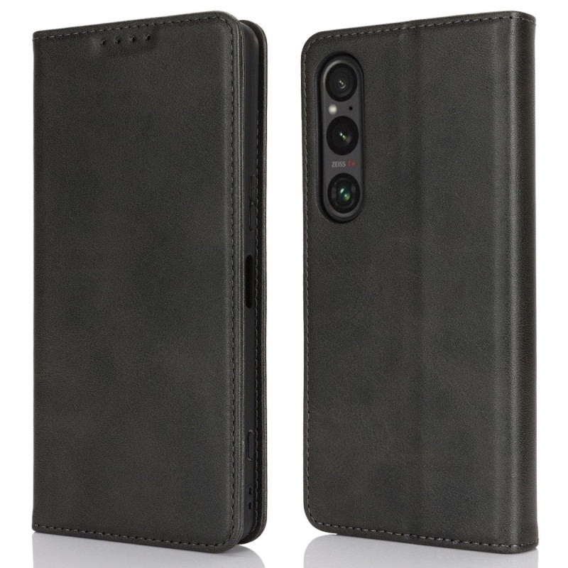 For Sony Xperia 1 VI Cover Wallet - Black
