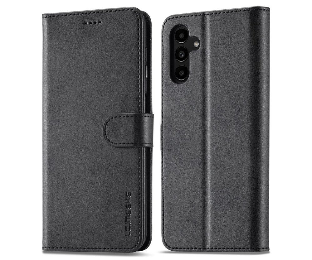 LC.IMEEKE Wallet Case till Samsung Galaxy A15 - Svart