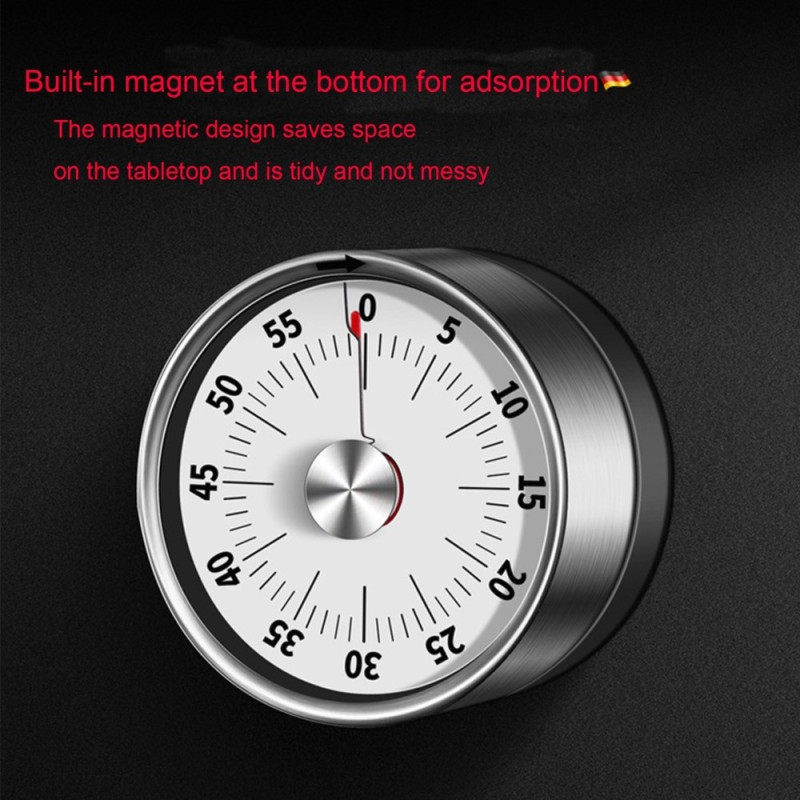 Kjøkkentimer Timer Magnetisk mekanisk for matlagingstiming osv