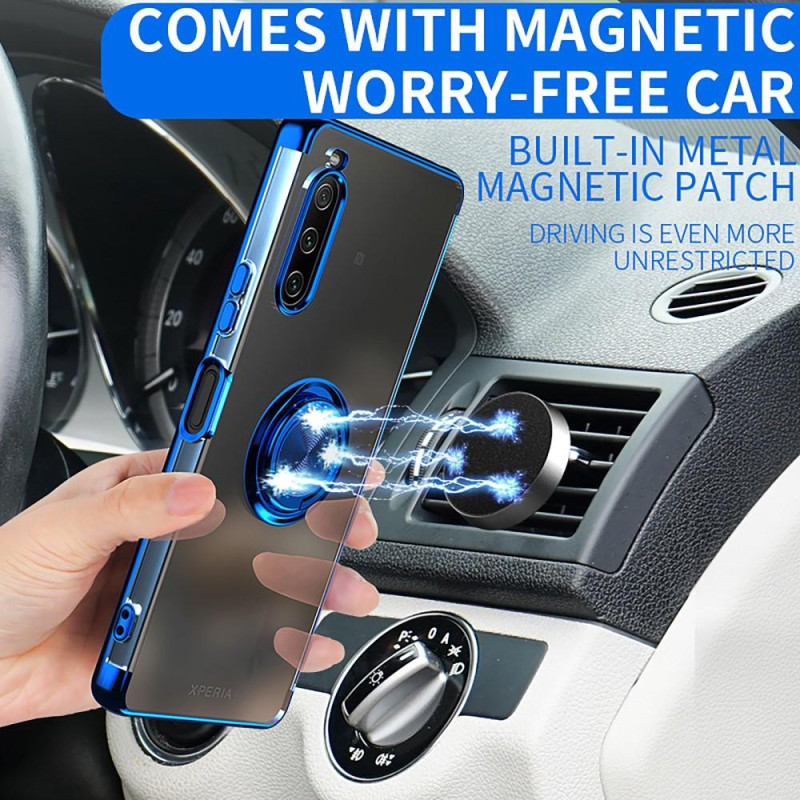 For Sony Xperia 10 V TPU Phone Case with Ring Kickstand