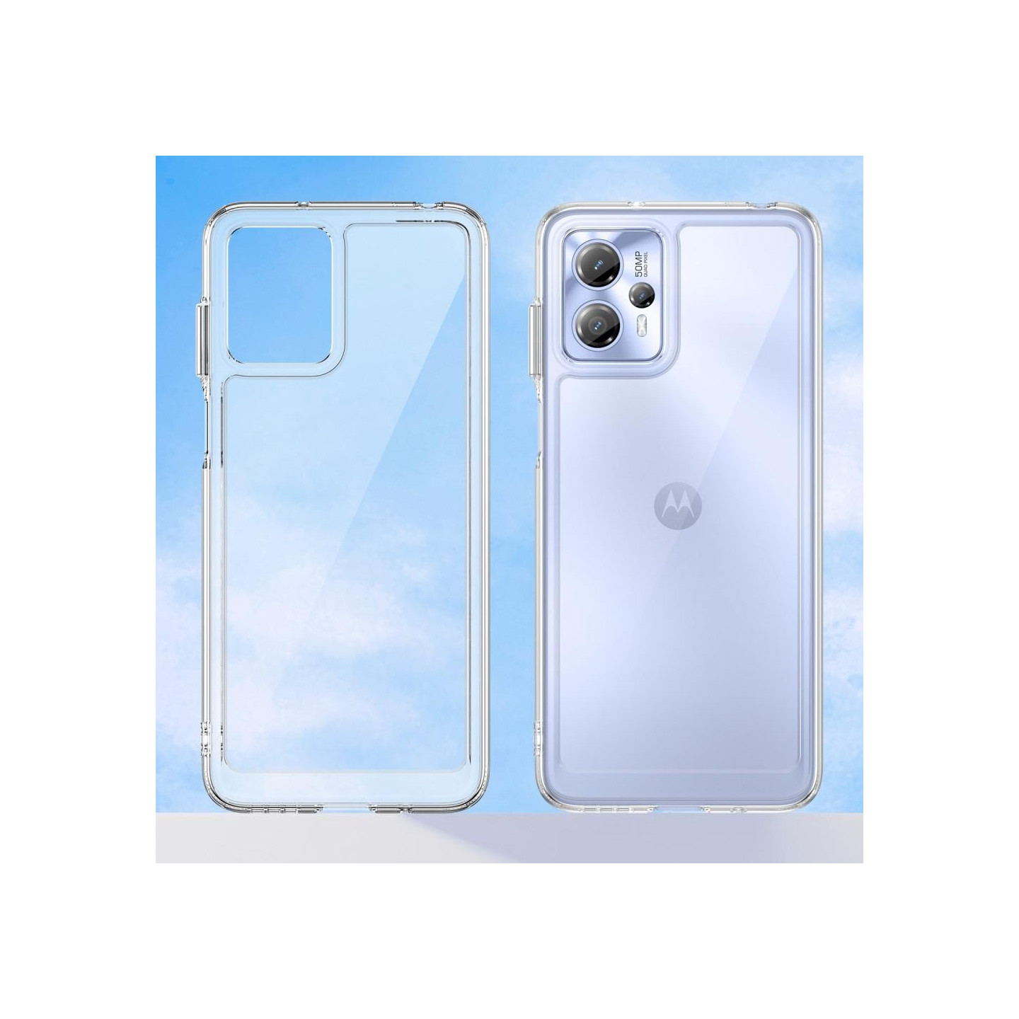 Til Motorola Moto G13/G23 TPU+Akryl Anti - dryppcover