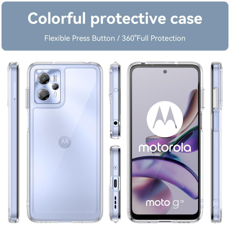 For Motorola Moto G13 / G23 TPU + Acrylic Anti - drop Phone Suojakuori Kansi