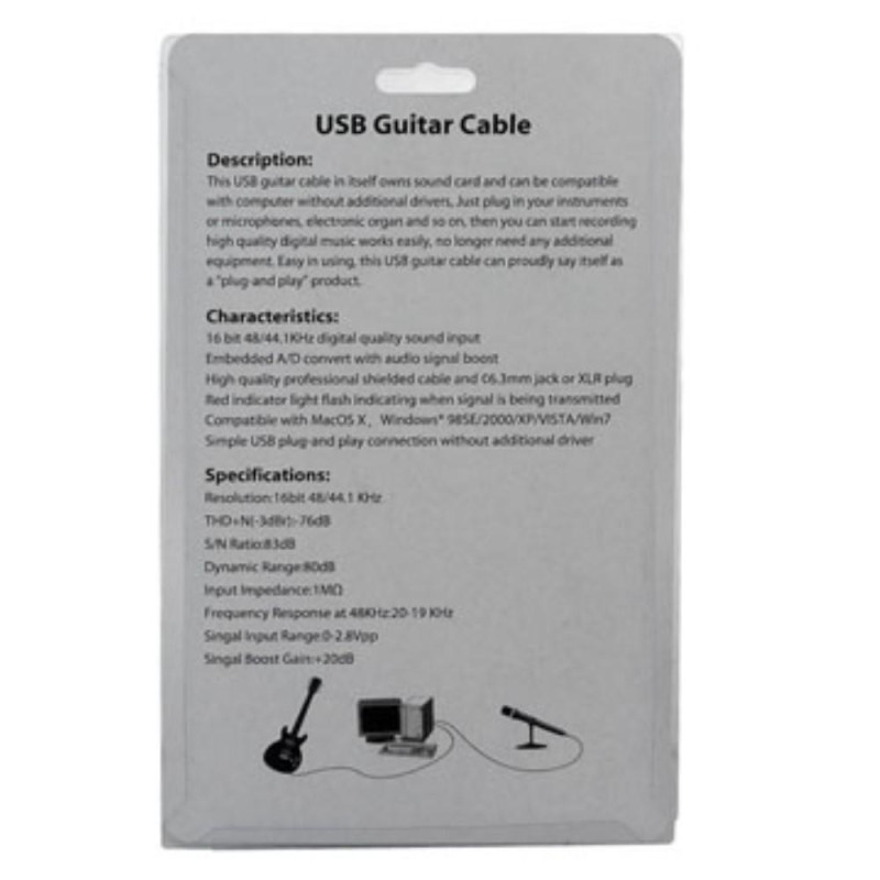 USB - kitarakaapeli