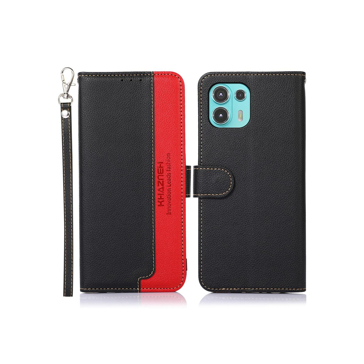 Motorola Edge 20 Lite KHAZNEH Phone Cover - Red/Black