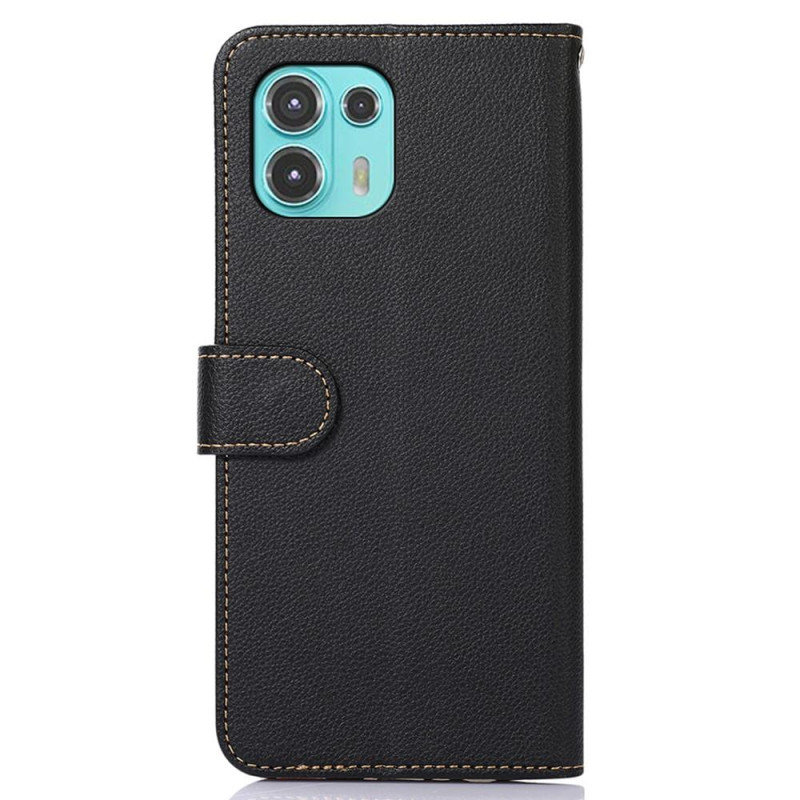 Motorola Edge 20 Lite KHAZNEH Lommebok - deksel Rød/Svart