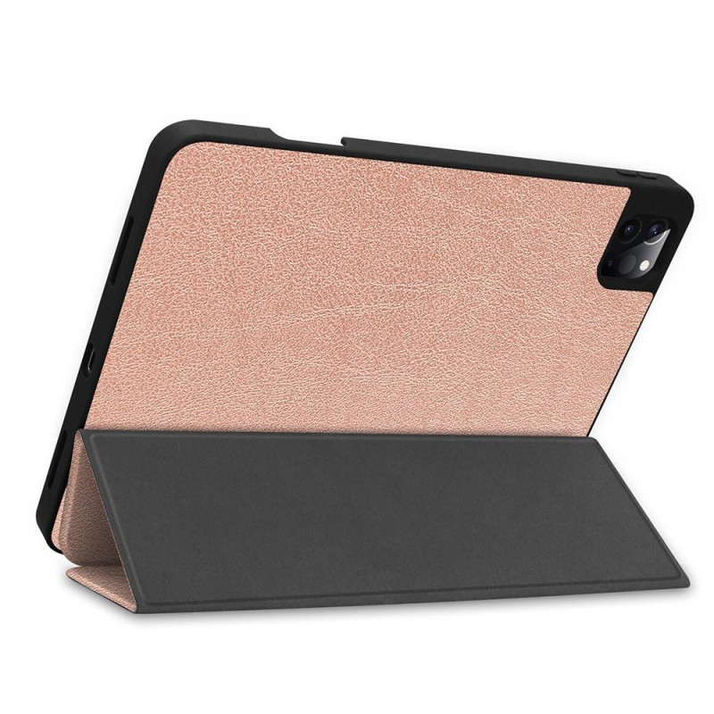 iPad Pro 11 2021 Slim Fit Trefoldelig Cover - Rose Guld