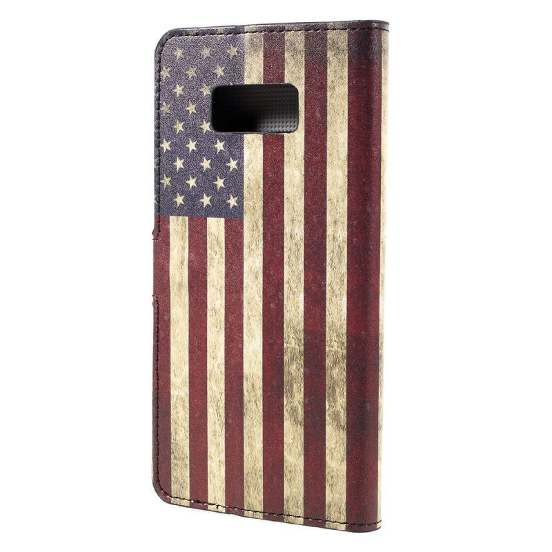 Samsung Galaxy S8 Plus - Lommebok - cover - Amerikansk Flagg