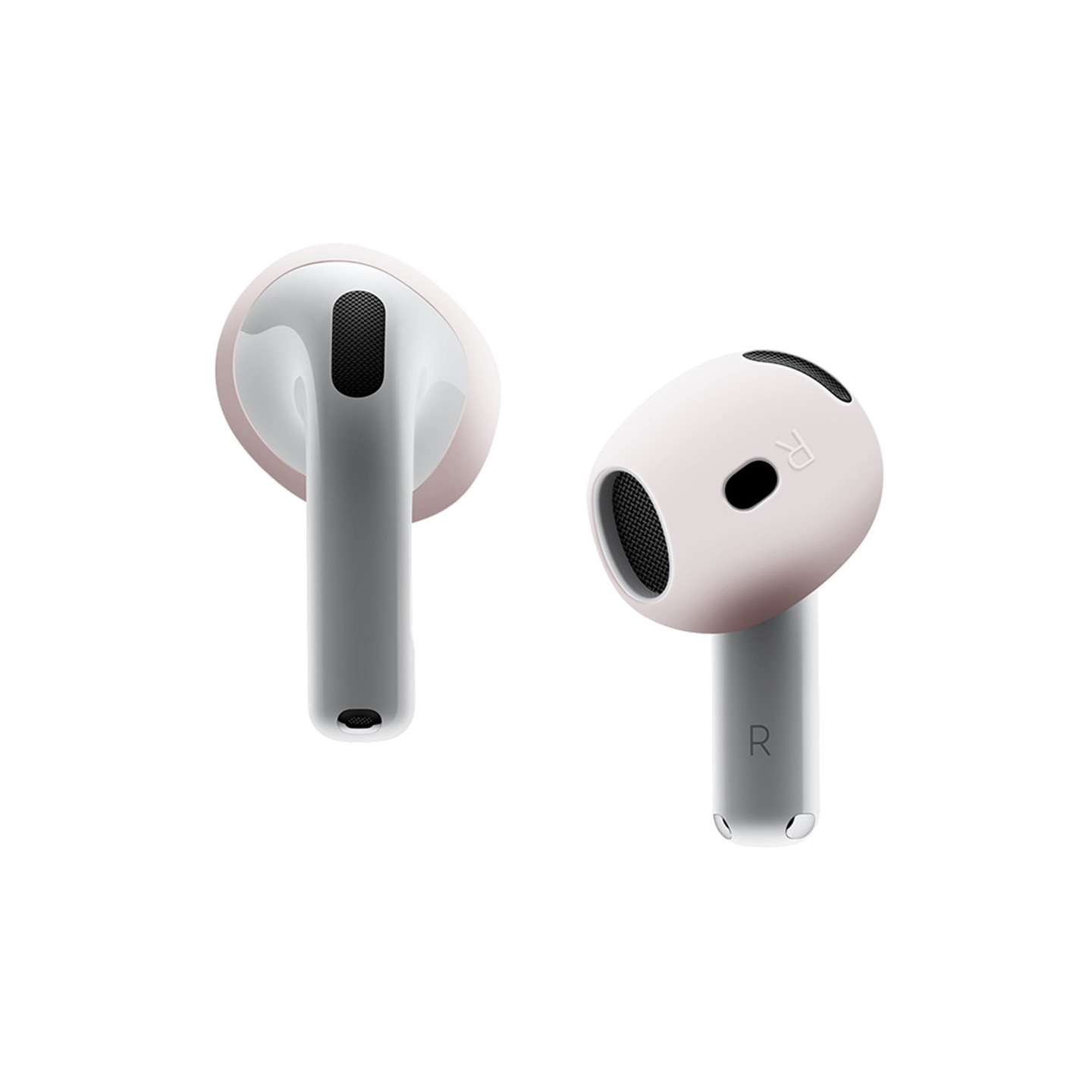 For AirPods 4 ørepropper Sklisikkert silikonetui Ørepropper Ørepropper - Rosa