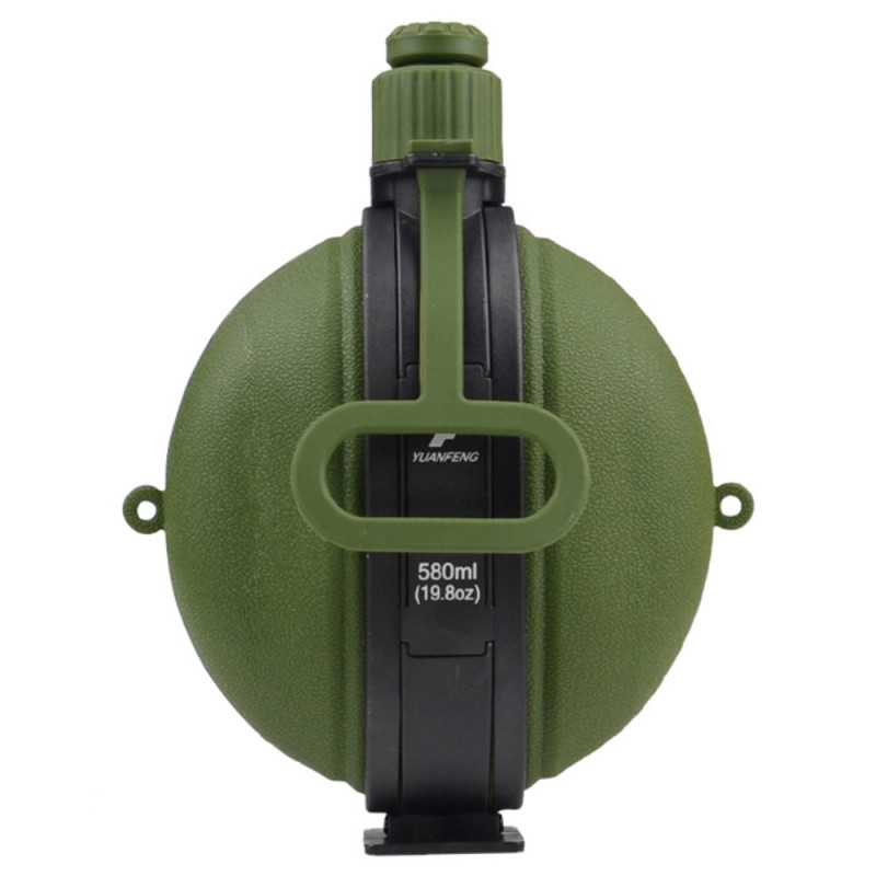 580 ml sammenklappelig silikone vandflaske med kompas