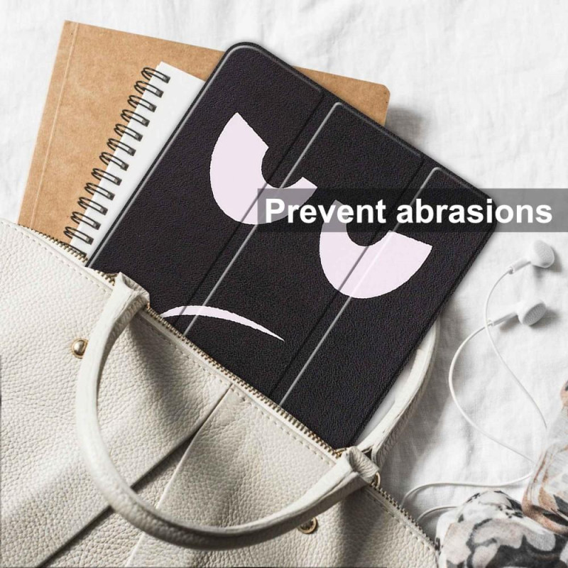 Apple iPad 10.9 2022 Trippeldeksel med smal passform Pennholder - Ikke rør meg