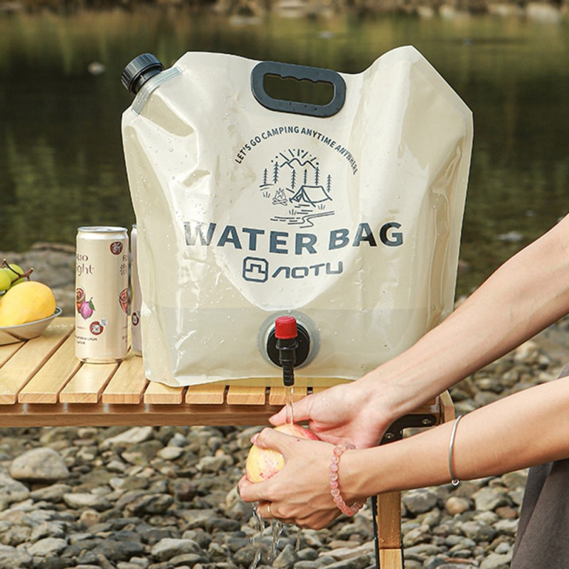 Kokoontaittuva vesisäiliö hätätilanteessa pelastusvesivarasto - 9L