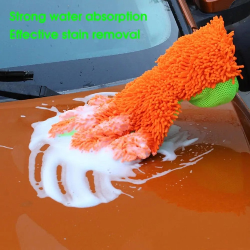 Wash the car smoothly Glove Car wash Clean the car