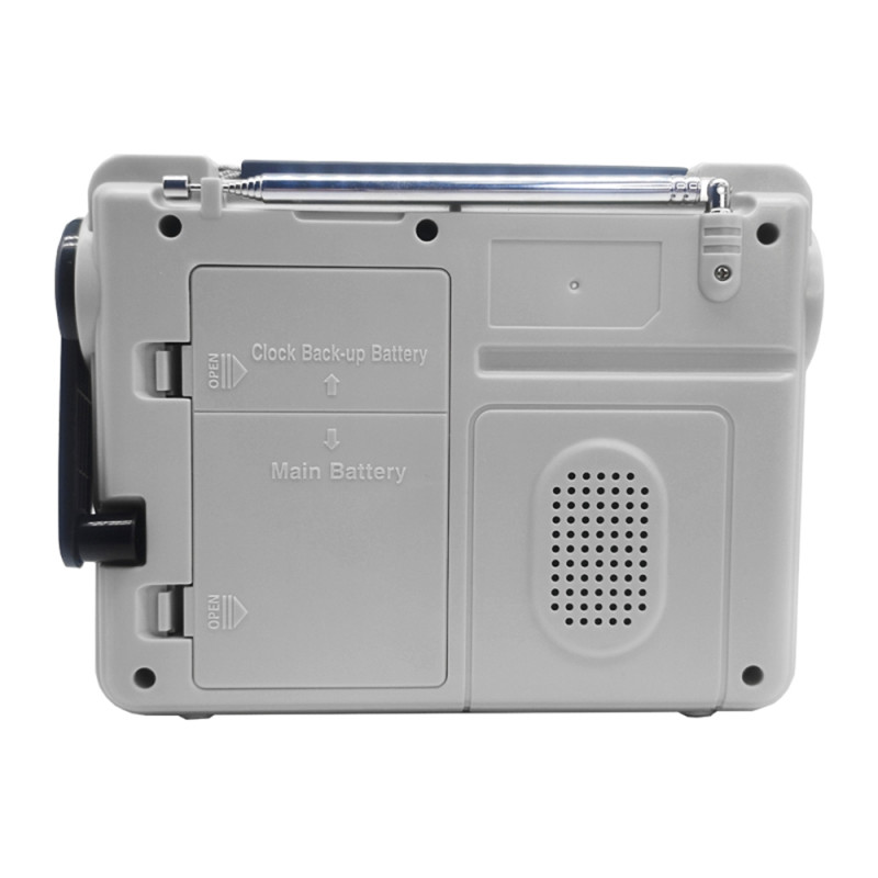 Emergency AM FM radio Bluetooth player Hand crank generator PowerBank