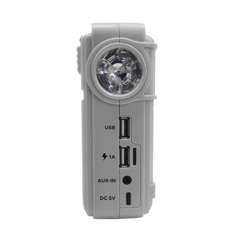 Emergency AM FM-radio Bluetooth Spiller Håndsveivgenerator PowerBank