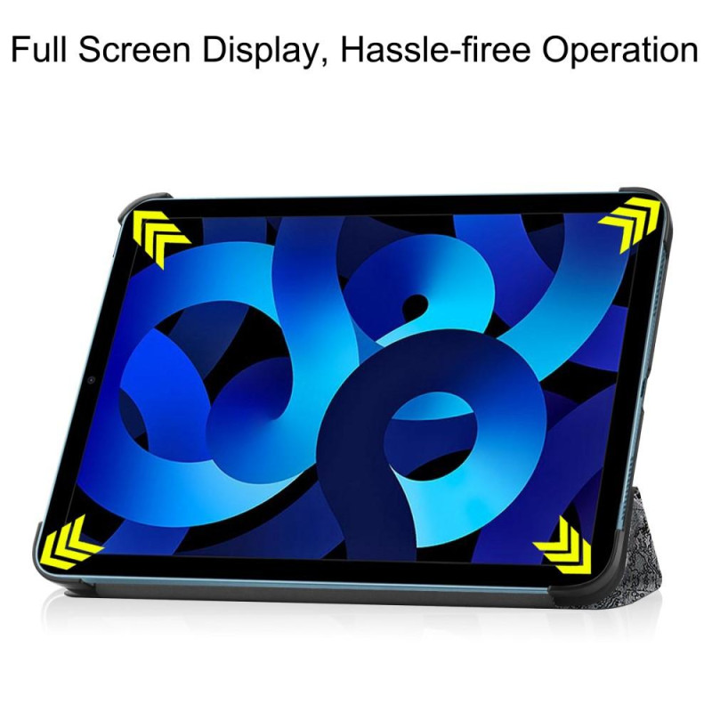 Tri - fold Stand Case for iPad 10.9 (2022) Tablet Cover - Map