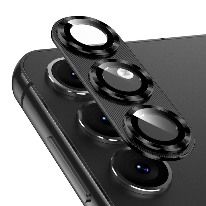 Til Samsung Galaxy S25 Kameralinsebeskytter ENKAY Metalring Linsefilm