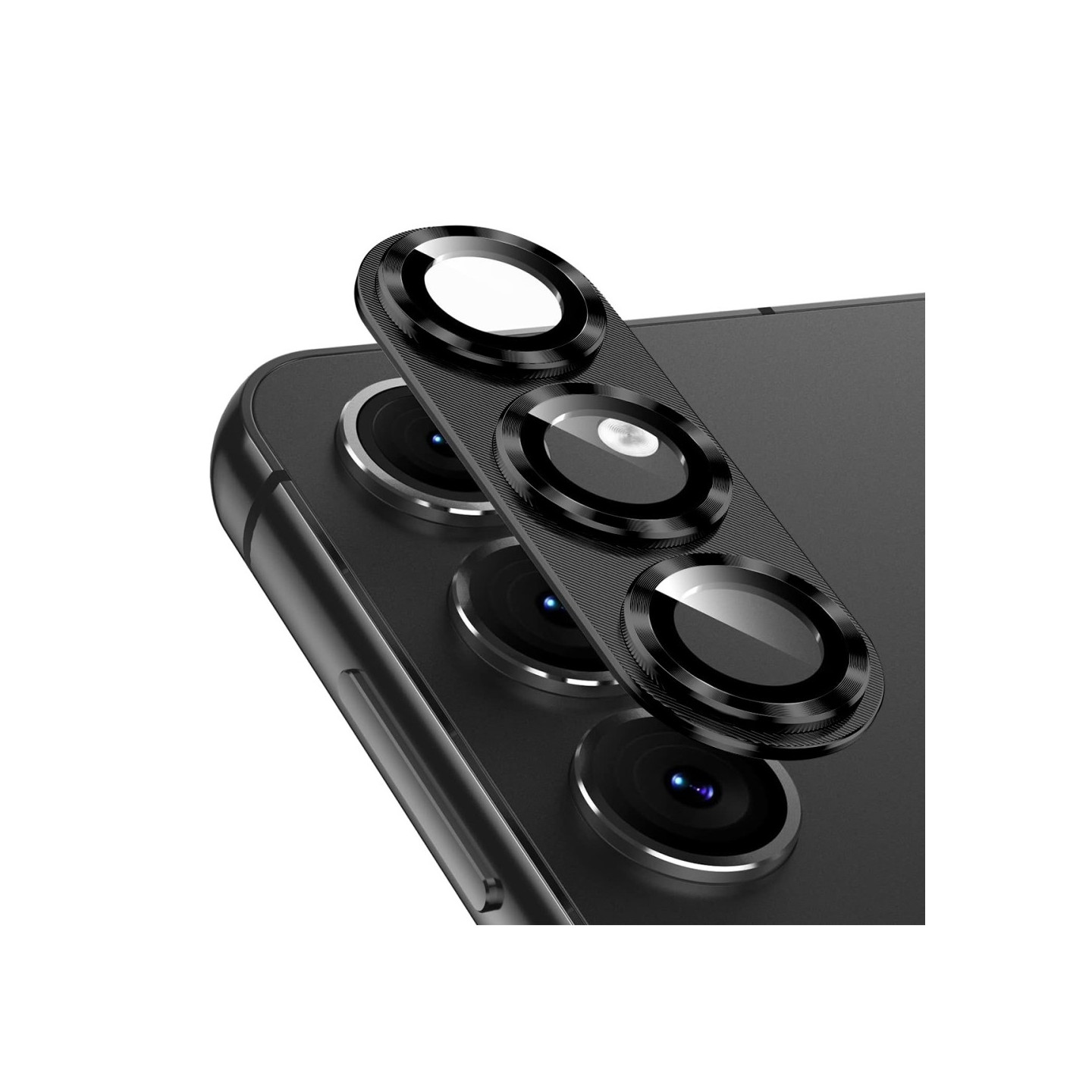 For Samsung Galaxy S25 Camera Lens Protector ENKAY Metal Ring Lens Film