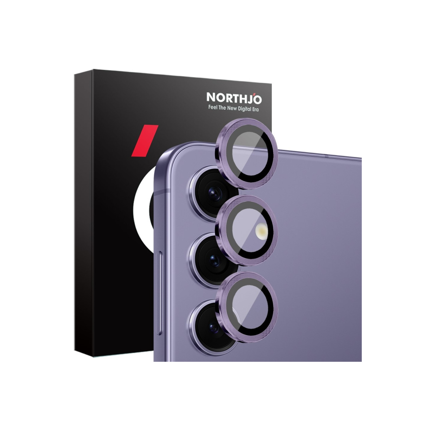 NORTHJO For Samsung Galaxy S25 Tempered Glass Camera Lens