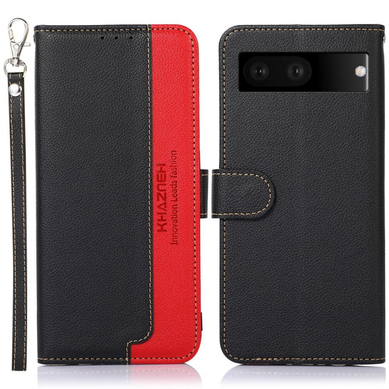 KHAZNEH telefoncover til Google Pixel 7 - sort/rød
