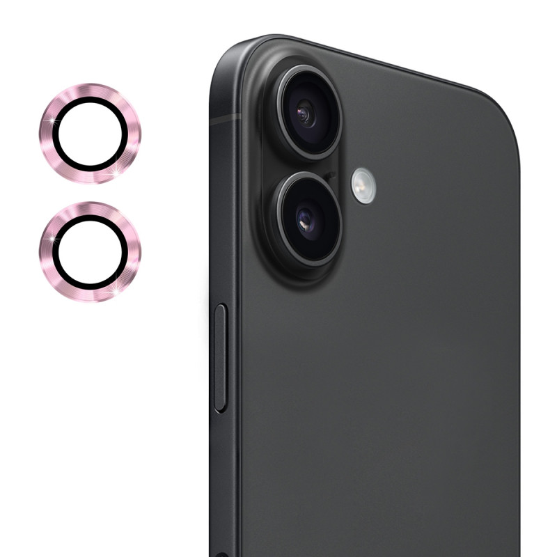 For iPhone 17 Camera Lens Protector ENKAY Hat-Prince Metal Ring Lens Film