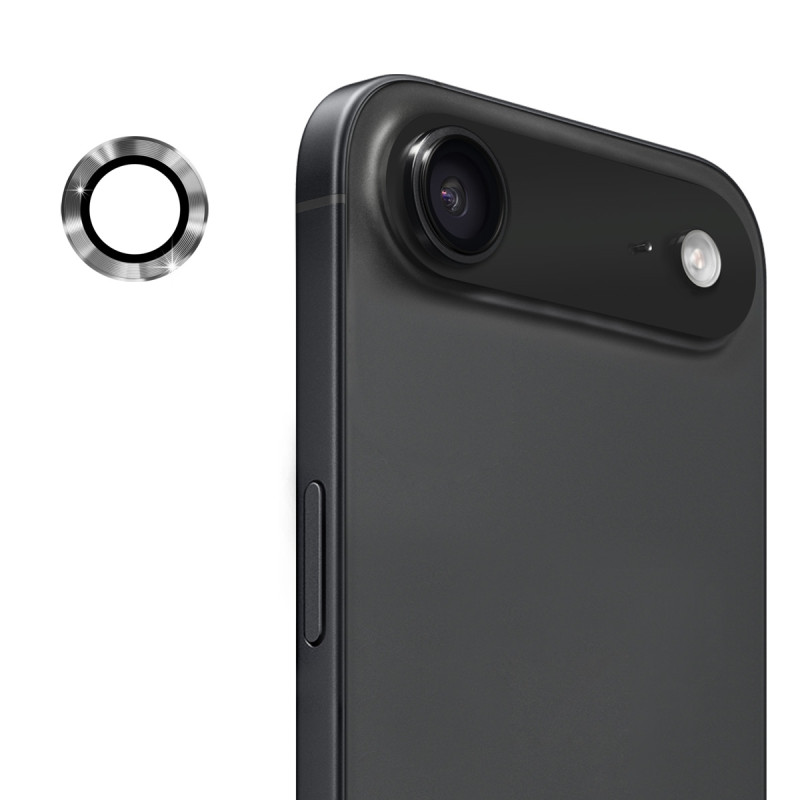 Til iPhone Air Kamera Linsebeskytter ENKAY Hat-Prince Metalring Linsefilm