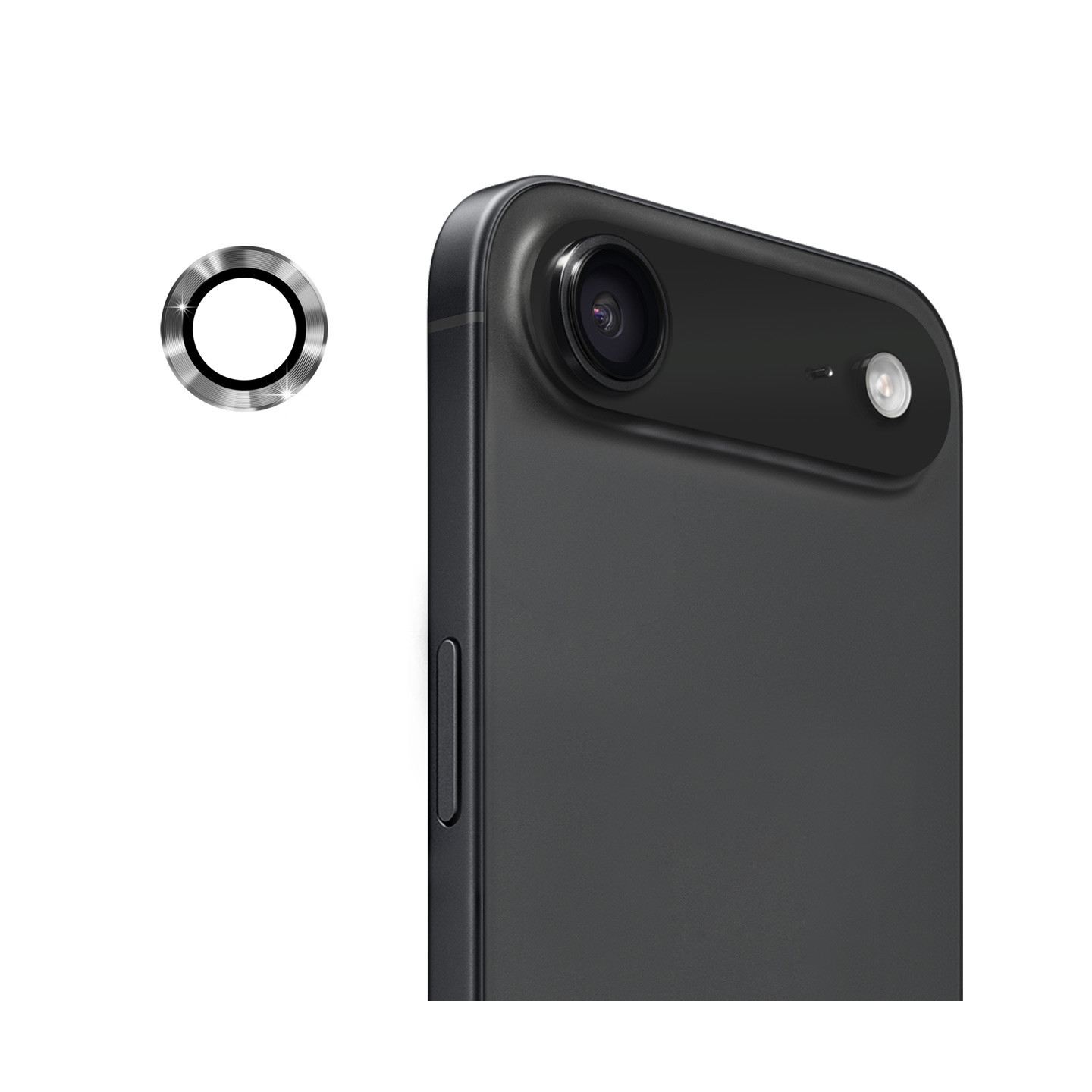 Til iPhone Air Kameralinsebeskytter ENKAY Hat-Prince Metallring Linsefilm