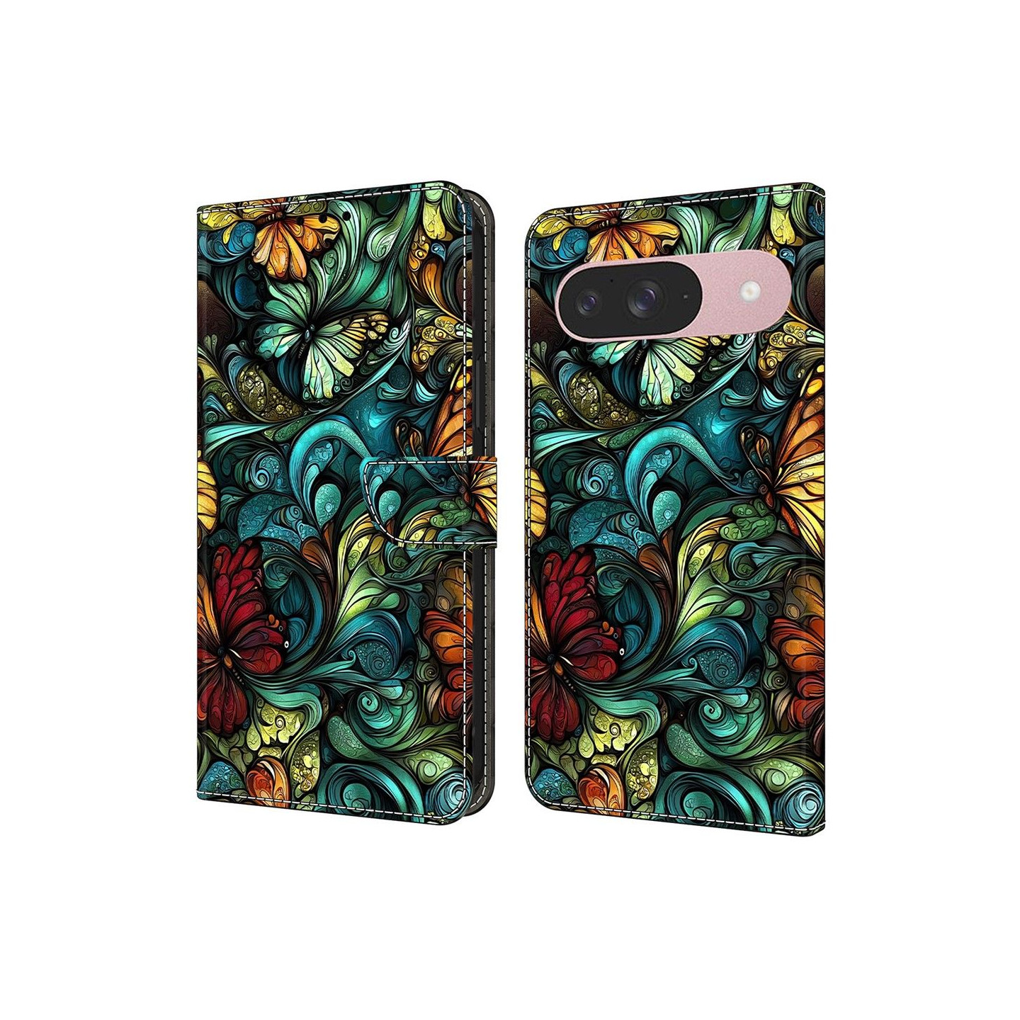 For Google Pixel 10 Pro / 10 / 9 Pro / 9 Wallet Case Pattern Printing PU Leather Flip Stand Phone Cover