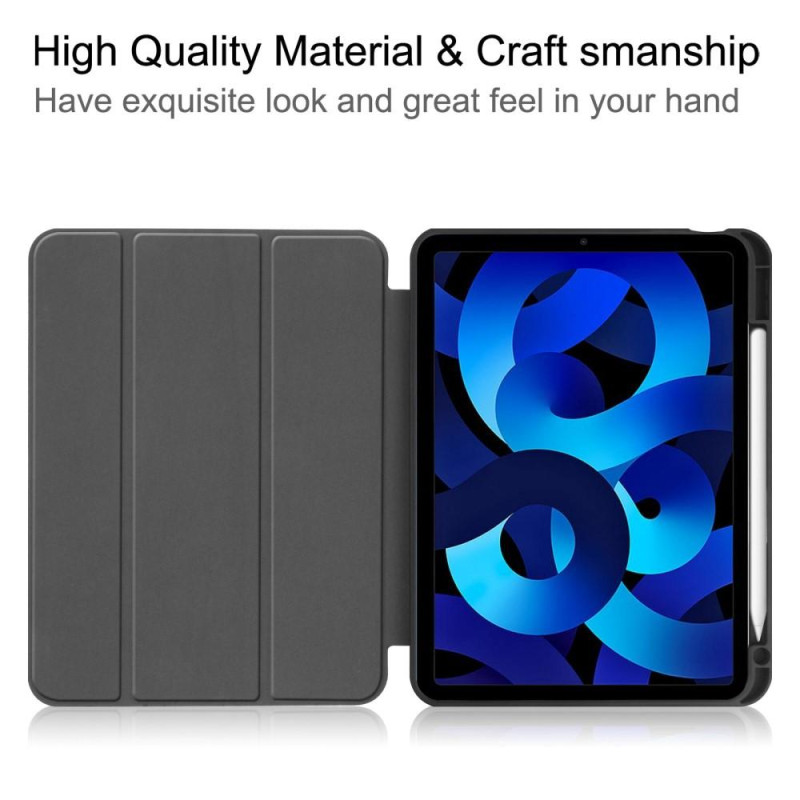 Trifoldet stativetui til iPad 10.9 (2022) Tabletcover Penholder - Blossom