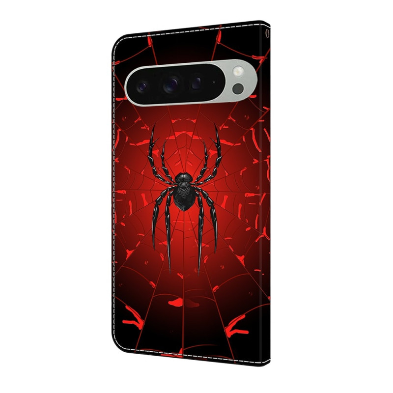 Til Google Pixel 10 Pro XL Pung Cover Mønsterprint PU-læder Flip Stand Mobilcover