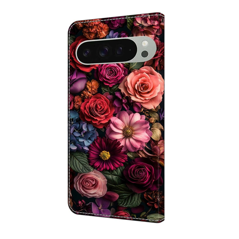Til Google Pixel 10 Pro XL Pung Cover Mønsterprint PU-læder Flip Stand Mobilcover