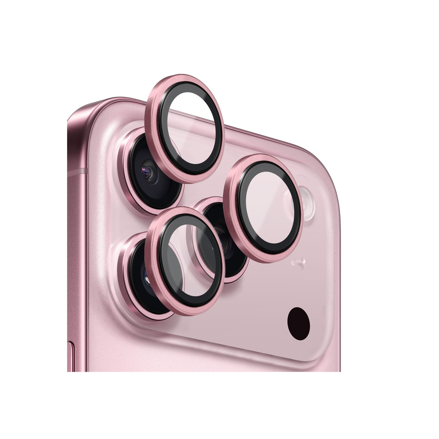 NORTHJO For iPhone 17 Pro Max / iPhone 17 Pro Kameralinsebeskytter Herdet Glass Metallring