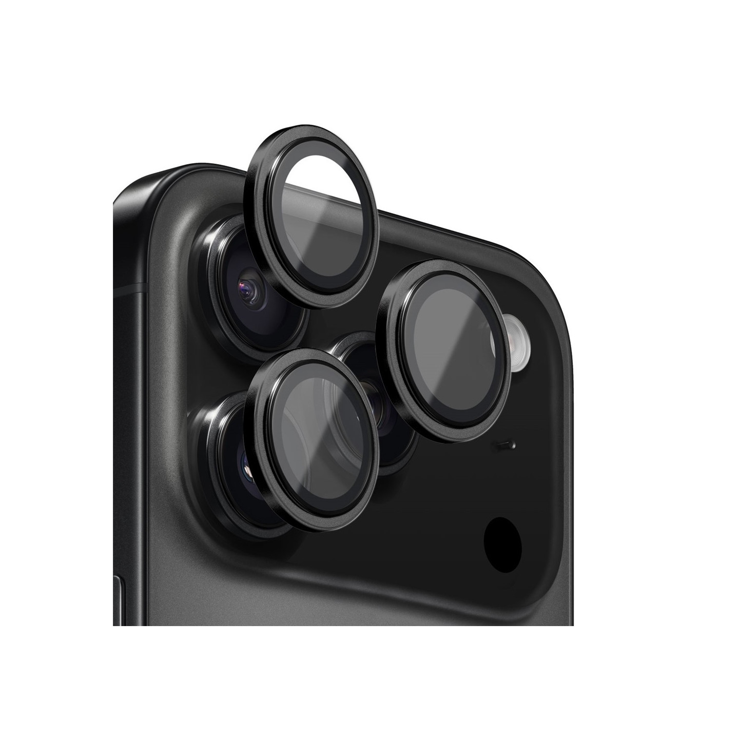 NORTHJO iPhone 17 Pro Max / iPhone 17 Pro Kameralinssin Suojus Karkaistu Lasi Metallirengas