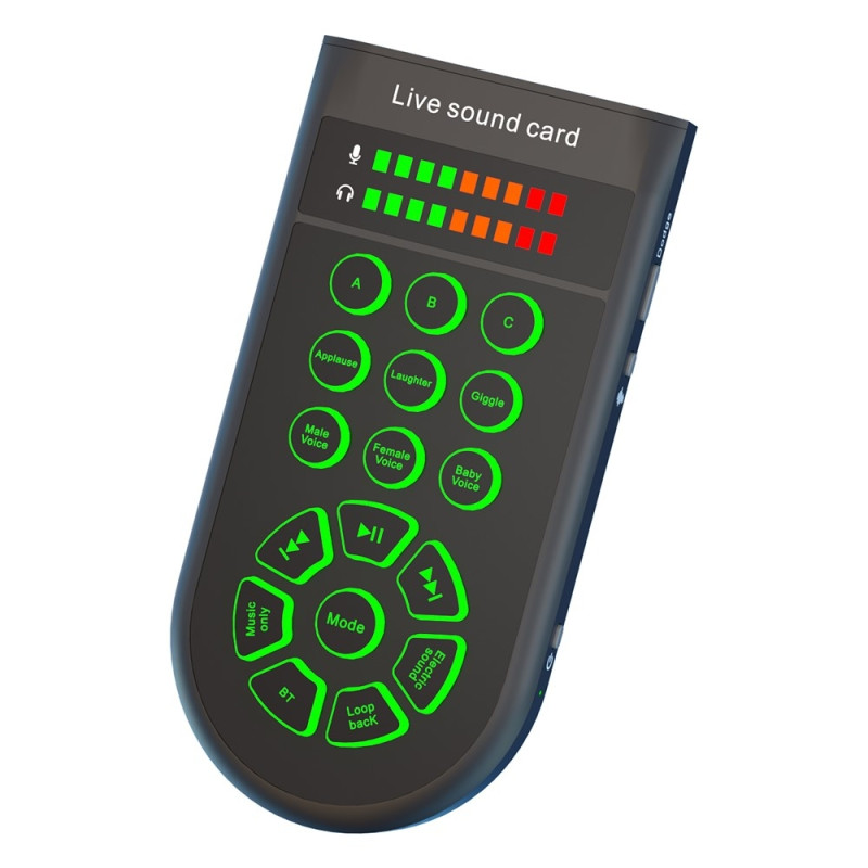 Stemmeskifter Telefon Computer Karaoke Optagelse Live Streaming Spil