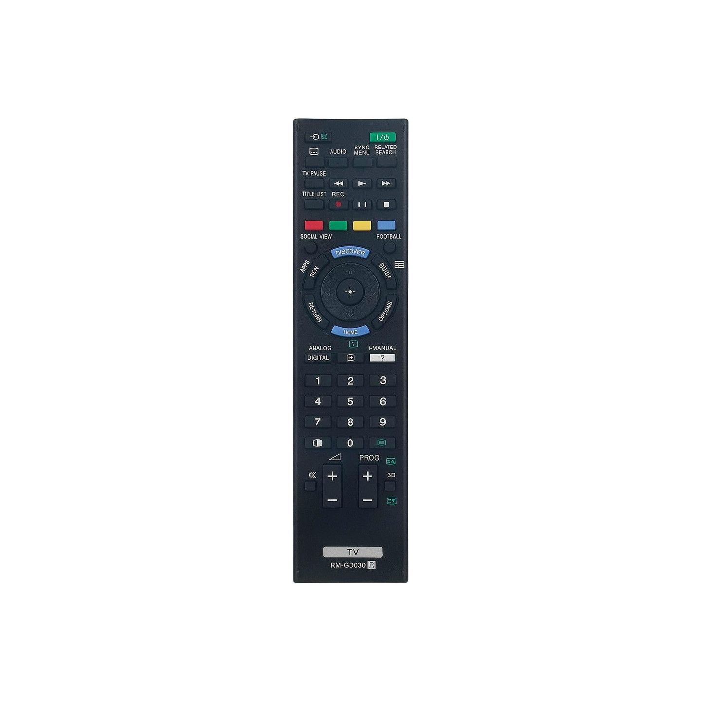 Remote Control Replacement for RM-GD030 For Sony TV
