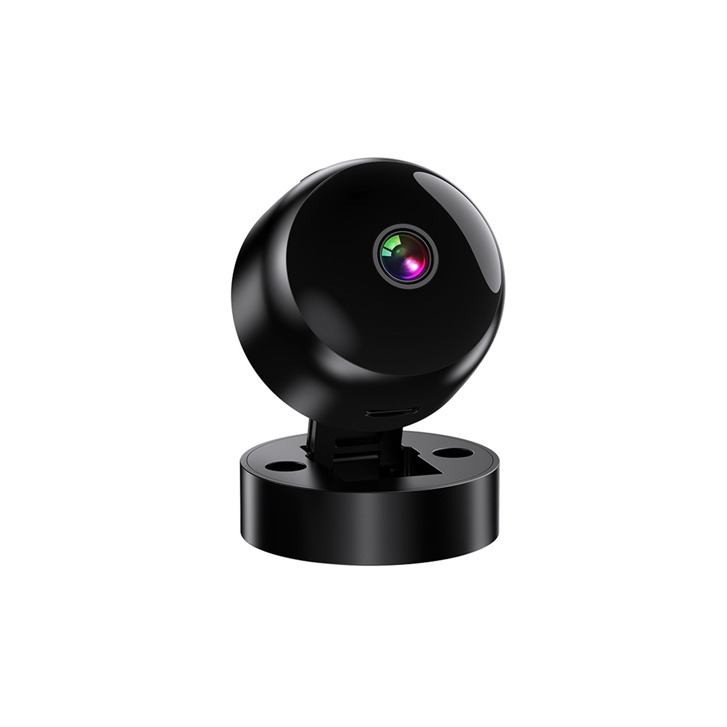 Overvågningskamera WiFi Minikamera Fjernovervågning i realtid Nattesyn 32GB Kort