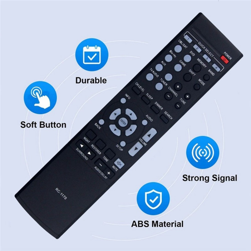 Kaukosäätimen vaihto RC-1170 DENON AV Receiver