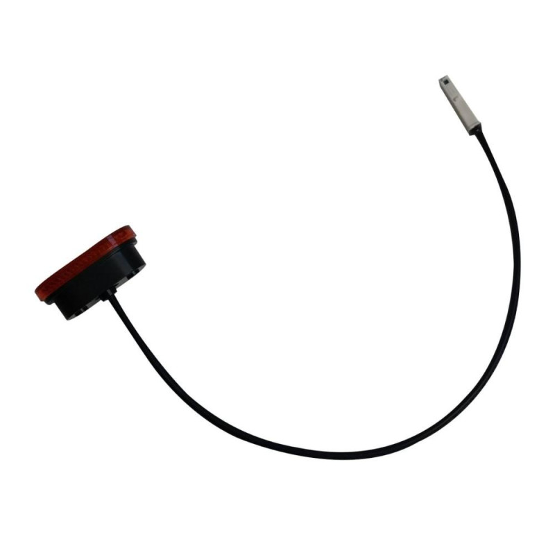 Bageste mudderbeskyttelsesfender med brudlys/lampe til Xiaomi M365 PRO 2 Scooter