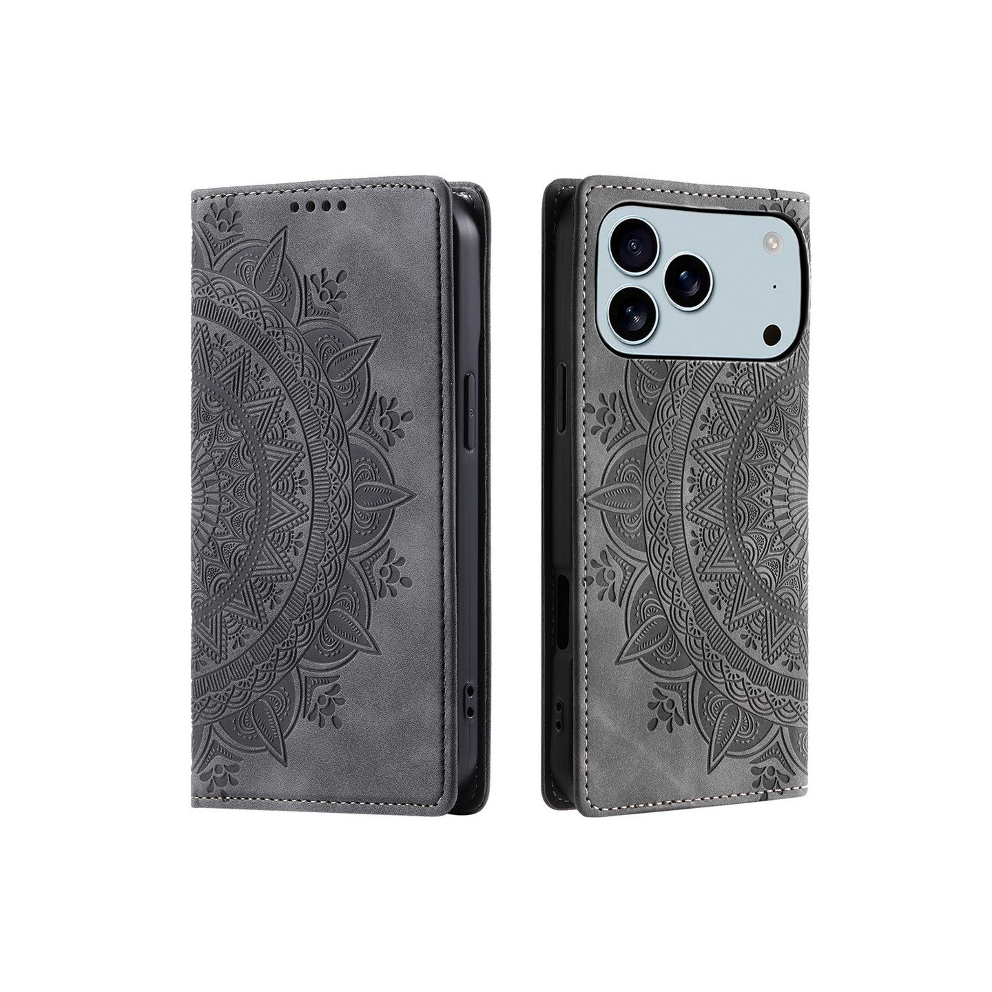 Case for iPhone 17 Pro Max with Magnetic Closure Pattern Imprinted