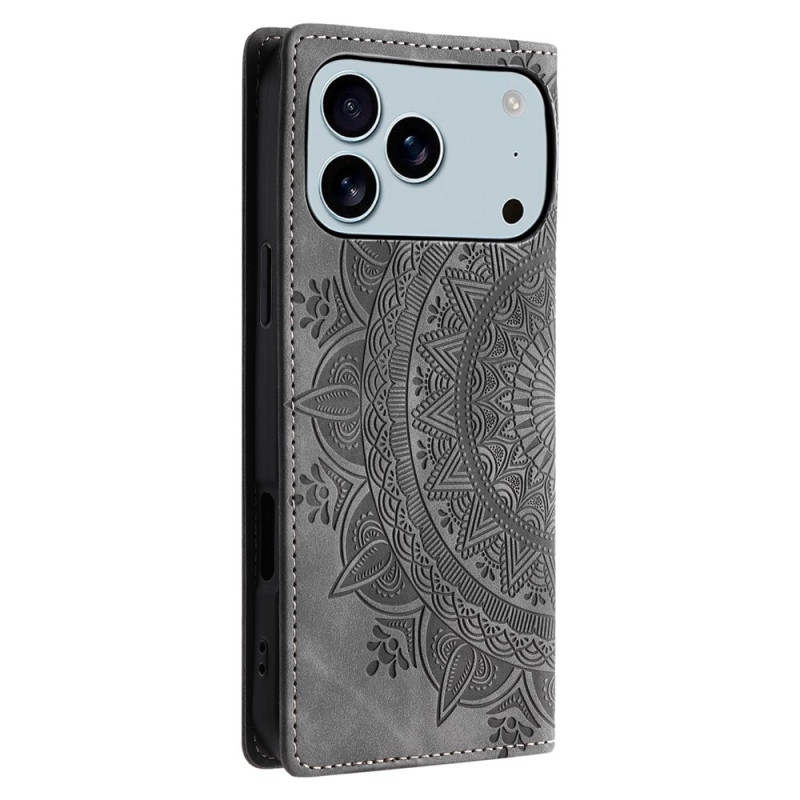 Case for iPhone 17 Pro Max with Magnetic Closure Pattern Imprinted