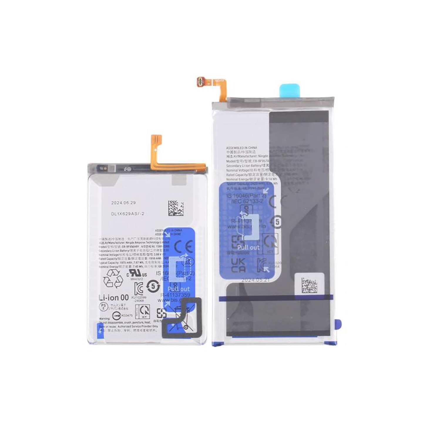 Battery For Samsung Galaxy Z Fold6 5G 4.40V 4343mAh EB-BF956ABY EB-BF957ABY