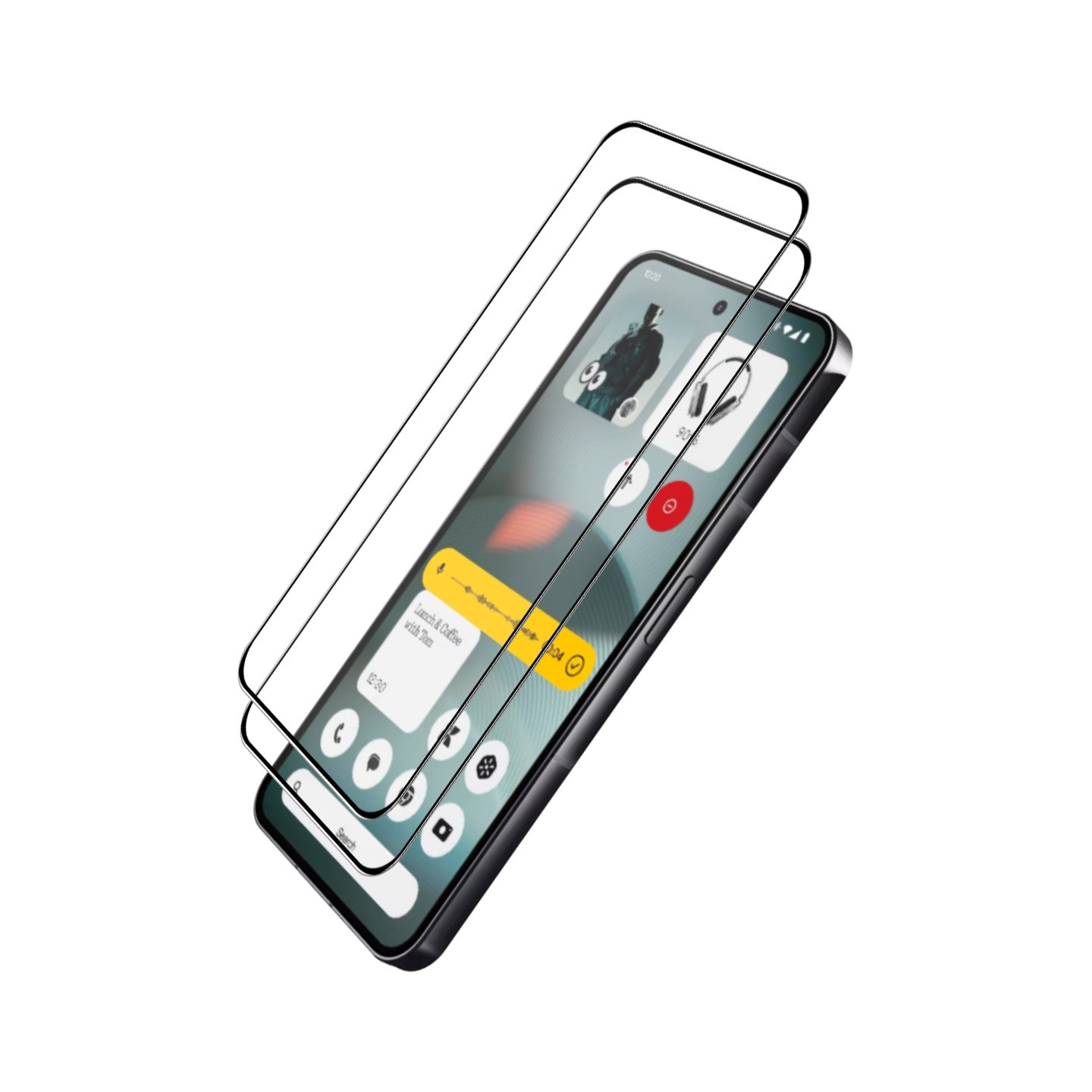 ENKAY Skjermbeskytter for Nothing Phone (3a) Lite 5G 2 stk ENKAY herdet glass