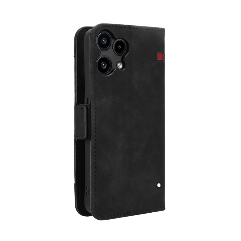 Lommebokdeksel for Nothing Phone (3a) Lite 5G med flere kortspor - Svart